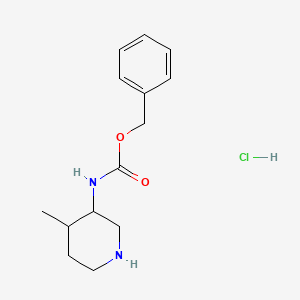 molecular formula C14H21ClN2O2 B14790861 Benzyl (cis-4-methylpiperidin-3-yl)carbamate hydrochloride 