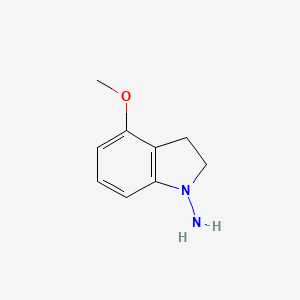 molecular formula C9H12N2O B1479087 4-Methoxyindolin-1-amine CAS No. 2097991-91-6