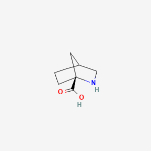 molecular formula C7H11NO2 B14790877 (1R,4R)-2-azabicyclo[2.2.1]heptane-1-carboxylic acid 