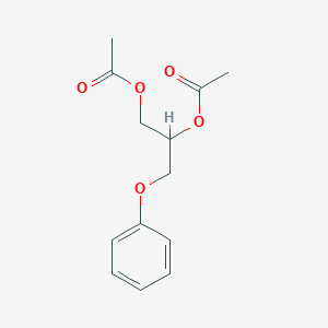 molecular formula C13H16O5 B147910 3-苯氧基丙二醇二(乙酸酯) CAS No. 75-20-7