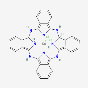 molecular formula C32H26Cl2N8Sn B14791341 Tin(IV)phthalocyanine dichloride 
