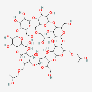 molecular formula C51H88O38 B14791381 Hydroxypropyl betadex;Hydroxypropyl-beta-cyclodextrin;HP-beta-CD 