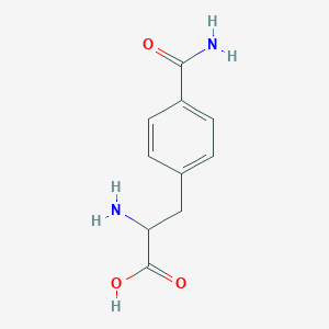 molecular formula C10H12N2O3 B14791492 D-4-Carbamoylphenylalanine 