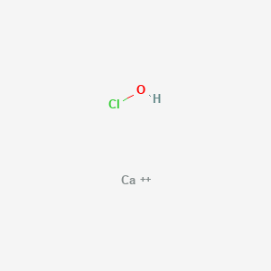molecular formula Ca(ClO)2<br>CaCl2O2 B147915 Hypochlorous acid calcium salt CAS No. 7778-54-3