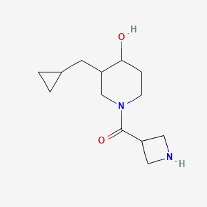 Azetidin-3-yl(3-(cyclopropylmethyl)-4-hydroxypiperidin-1-yl)methanone