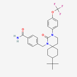 molecular formula C28H34F3N3O3 B14791733 Glucagon receptor antagonist 