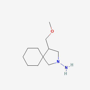 4-(Methoxymethyl)-2-azaspiro[4.5]decan-2-amine