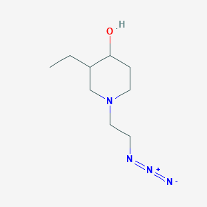 1-(2-Azidoethyl)-3-ethylpiperidin-4-ol