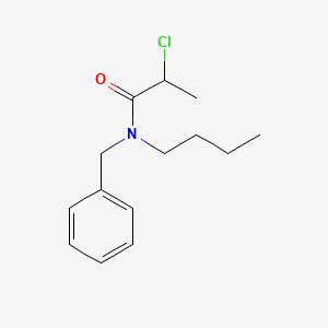 molecular formula C14H20ClNO B1479182 N-benzyl-N-butyl-2-chloropropanamide CAS No. 1211489-43-8