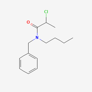 N-benzyl-N-butyl-2-chloropropanamide