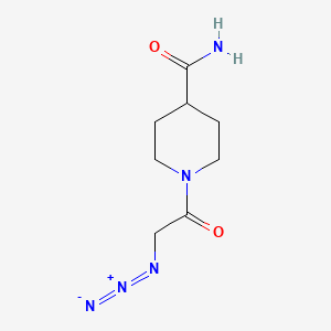 1-(2-Azidoacetyl)piperidine-4-carboxamide
