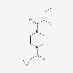 2-Chloro-1-(4-(cyclopropanecarbonyl)piperazin-1-yl)butan-1-one