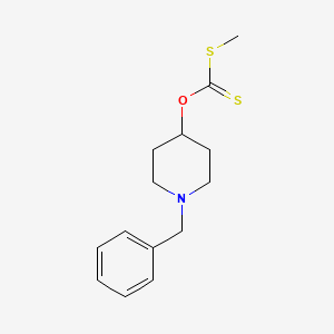 molecular formula C14H19NOS2 B14792112 O-(1-Benzylpiperidin-4-yl) S-methyl carbonodithioate CAS No. 1251032-64-0