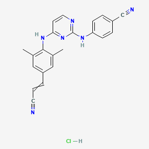 molecular formula C22H19ClN6 B14792138 Rilpivirine (hydrochloride) 