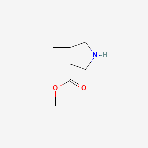 molecular formula C8H13NO2 B1479226 Methyl 3-azabicyclo[3.2.0]heptane-1-carboxylate CAS No. 1935230-36-6