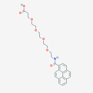 molecular formula C28H31NO7 B14792346 Pyrene-PEG4-COOH 