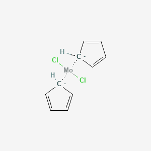 molecular formula C10H10Cl2Mo-2 B14792360 Cl2 molybdocene 