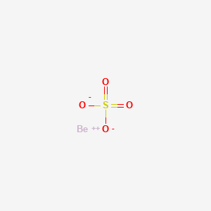 molecular formula BeSO4<br>BeO4S B147924 Beryllium sulfate CAS No. 13510-49-1