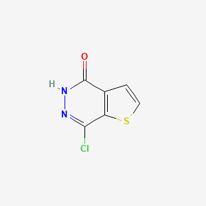 molecular formula C6H3ClN2OS B14792435 7-Chlorothieno[2,3-d]pyridazin-4(5H)-one 