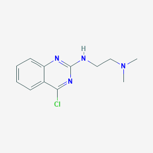 molecular formula C12H15ClN4 B1479255 N1-(4-chloroquinazolin-2-yl)-N2,N2-dimethylethane-1,2-diamine CAS No. 2098137-09-6