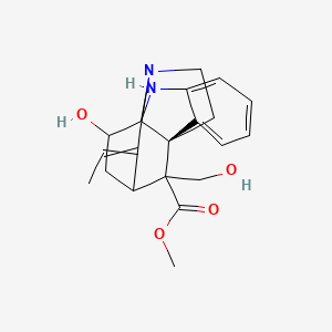 molecular formula C21H26N2O4 B14792798 N(4)-Demethylechitamine; Nb-Demethylechitamine 