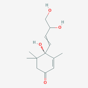 molecular formula C13H20O4 B14792838 Cucumegastigmane I 