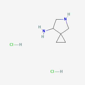 molecular formula C6H14Cl2N2 B14792923 5-Azaspiro[2.4]heptan-7-amine dihydrochloride 