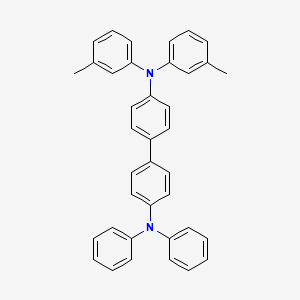 molecular formula C38H32N2 B14792979 N4,N4-Diphenyl-N4',N4'-di-m-tolyl-[1,1'-biphenyl]-4,4'-diamine 
