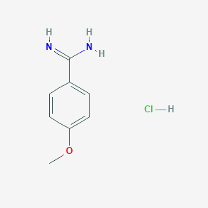 molecular formula C8H11ClN2O B014793 4-Methoxybenzamidine hydrochloride CAS No. 51721-68-7
