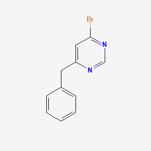 molecular formula C11H9BrN2 B1479306 4-Benzyl-6-bromopyrimidine CAS No. 2092063-30-2