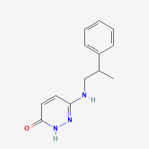 molecular formula C13H15N3O B1479313 6-((2-Phenylpropyl)amino)pyridazin-3-ol CAS No. 2098086-69-0