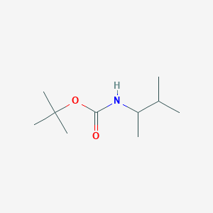 molecular formula C10H21NO2 B14793179 tert-butyl N-(3-methylbutan-2-yl)carbamate 