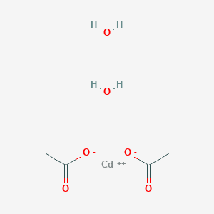 molecular formula C2H6CdO3 B147933 Cadmium acetate dihydrate CAS No. 5743-04-4