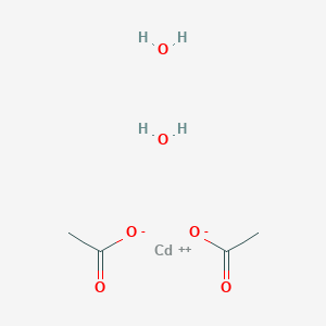molecular formula C2-H4-O2.1/2Cd B147933 Cadmium acetate dihydrate CAS No. 5743-04-4