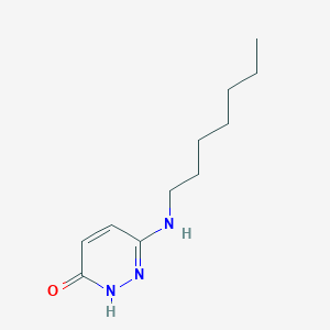 molecular formula C11H19N3O B1479333 6-(Heptylamino)pyridazin-3-ol CAS No. 2098086-48-5