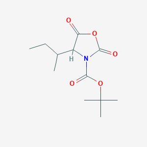 molecular formula C12H19NO5 B14793393 Tert-butyl 4-butan-2-yl-2,5-dioxo-1,3-oxazolidine-3-carboxylate 