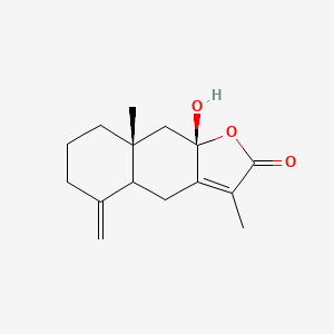 molecular formula C15H20O3 B14793479 ICodonolactone;8beta-Hydroxyasterolide 