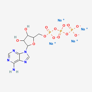 molecular formula C10H12N5Na4O13P3 B14793551 Adenosine-5'-triphosphate disodium trihydrate 
