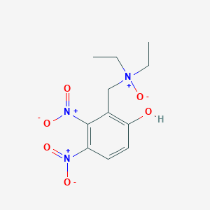 molecular formula C11H15N3O6 B14793616 N-Ethyl-N-(6-hydroxy-2,3-dinitrobenzyl)ethanamine oxide 