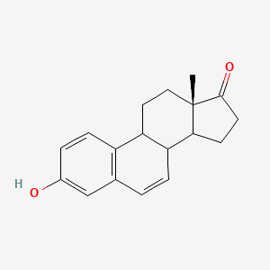 molecular formula C18H20O2 B14793635 (13S)-3-hydroxy-13-methyl-9,11,12,14,15,16-hexahydro-8H-cyclopenta[a]phenanthren-17-one 