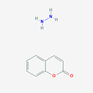 molecular formula C9H10N2O2 B14793688 Chromen-2-one;hydrazine 