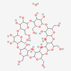molecular formula C42H72O36 B14793694 Cyclomaltoheptaose hydrate 