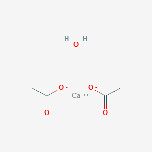 molecular formula C4H8CaO5 B147938 Calcium acetate monohydrate CAS No. 5743-26-0