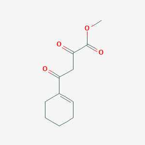 molecular formula C11H14O4 B14793964 Methyl 4-cyclohexenyl-2,4-dioxobutanoate 