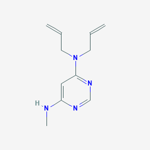 molecular formula C11H16N4 B1479401 N4,N4-diallyl-N6-methylpyrimidine-4,6-diamine CAS No. 2098024-37-2