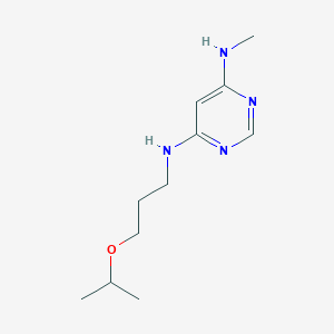 molecular formula C11H20N4O B1479406 N4-(3-isopropoxypropyl)-N6-methylpyrimidine-4,6-diamine CAS No. 1858495-31-4