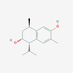 molecular formula C15H22O2 B14794062 1,3,5-Cadinatriene-3,8-diol 