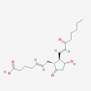 molecular formula C20H30O5 B14794090 (E)-7-[(1R,2R,3R)-3-hydroxy-5-oxo-2-[(E)-3-oxooct-1-enyl]cyclopentyl]hept-5-enoic acid 