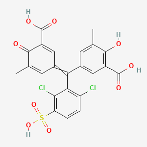 molecular formula C23H16Cl2O9S B14794447 Acidic Red B 