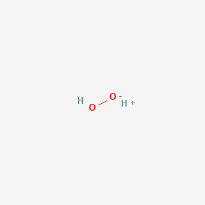 molecular formula H2O2 B147945 Hydrogen peroxide CAS No. 7722-84-1